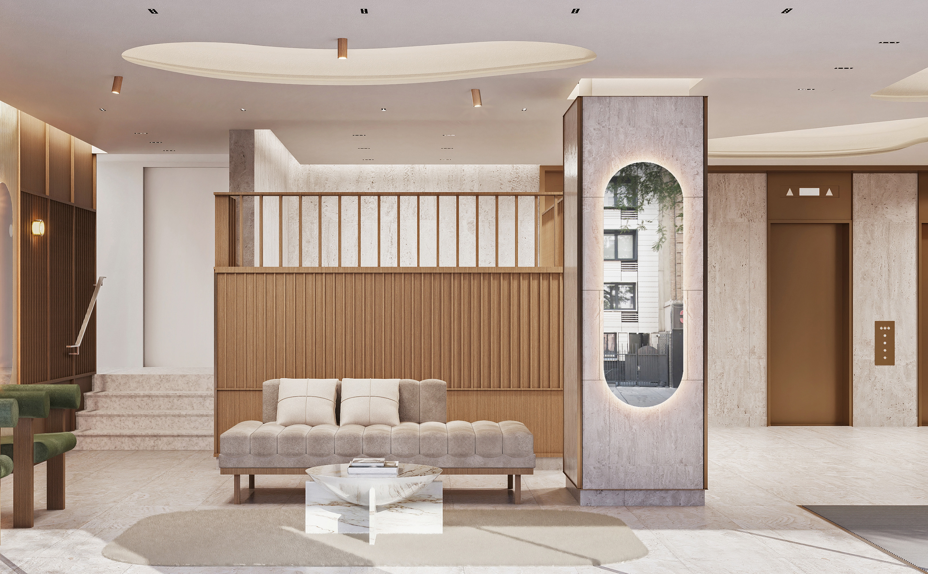 The Devon Residential Lobby